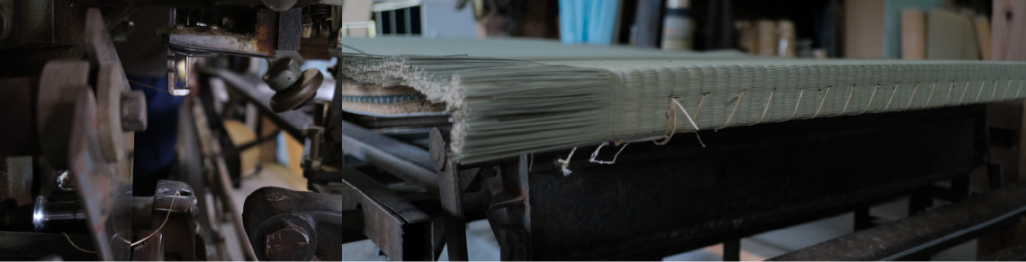 写真：和久屋畳の工場